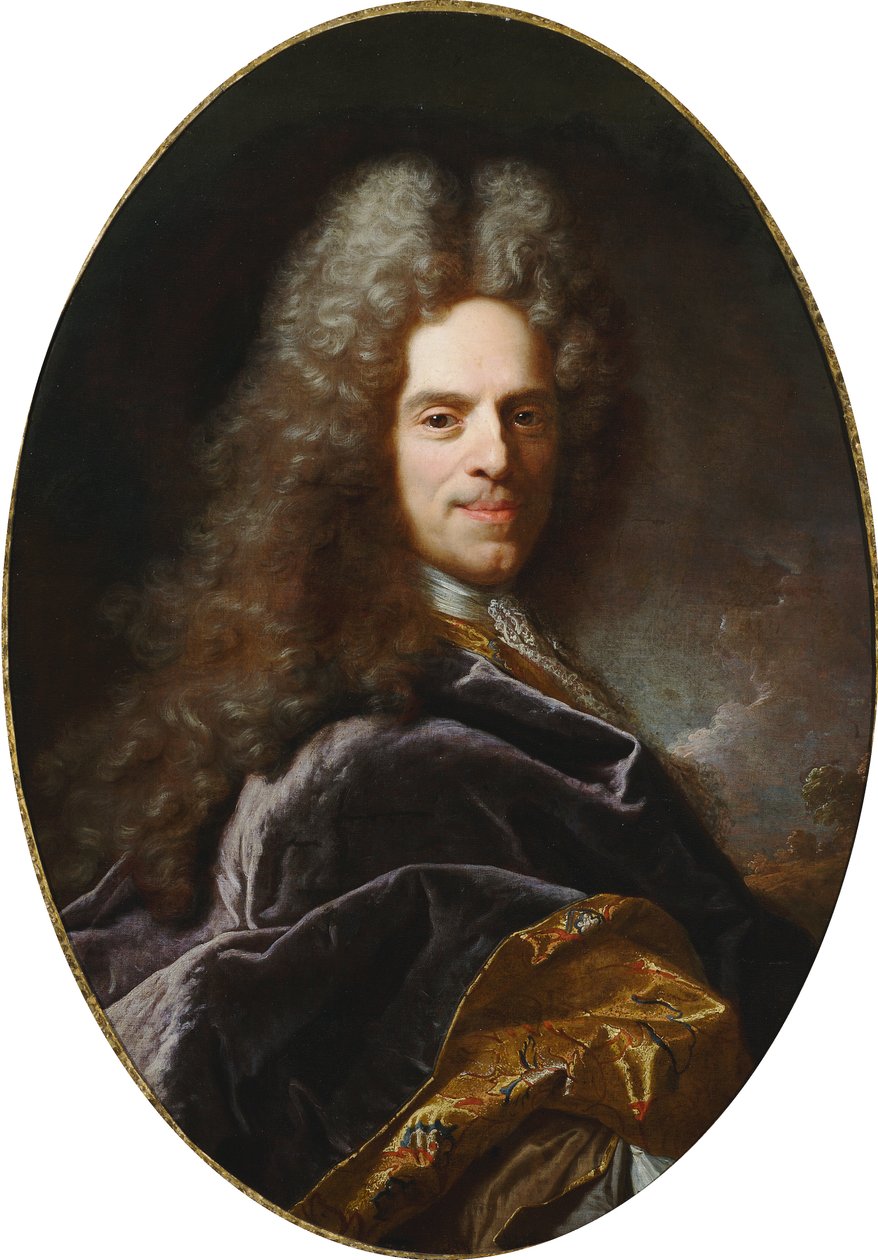 Stefano Gentile'nin Portresi by Hyacinthe Francois Rigaud