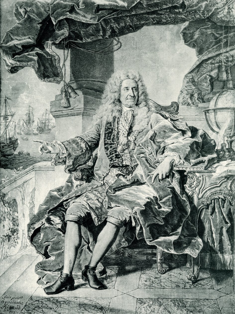 samuel bernard by Hyacinthe Francois Rigaud