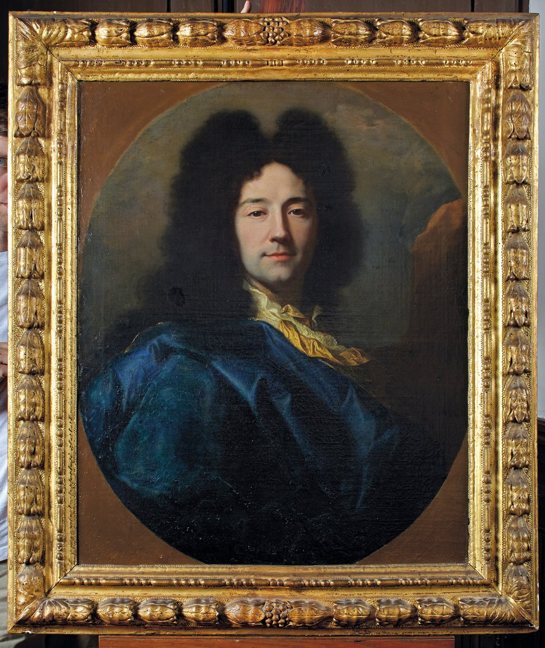 The Blue Coat adlı otoportre by Hyacinthe Francois Rigaud