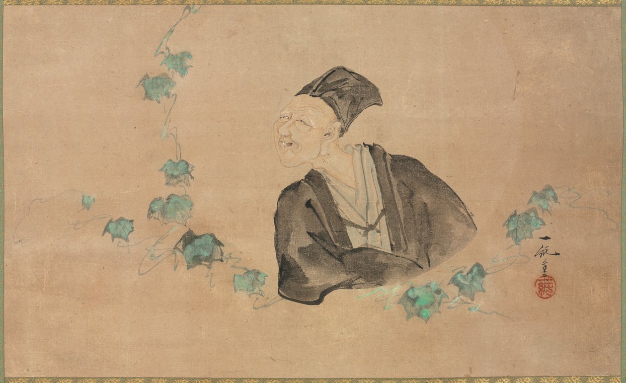 Basho'nun portresi by Ichijun