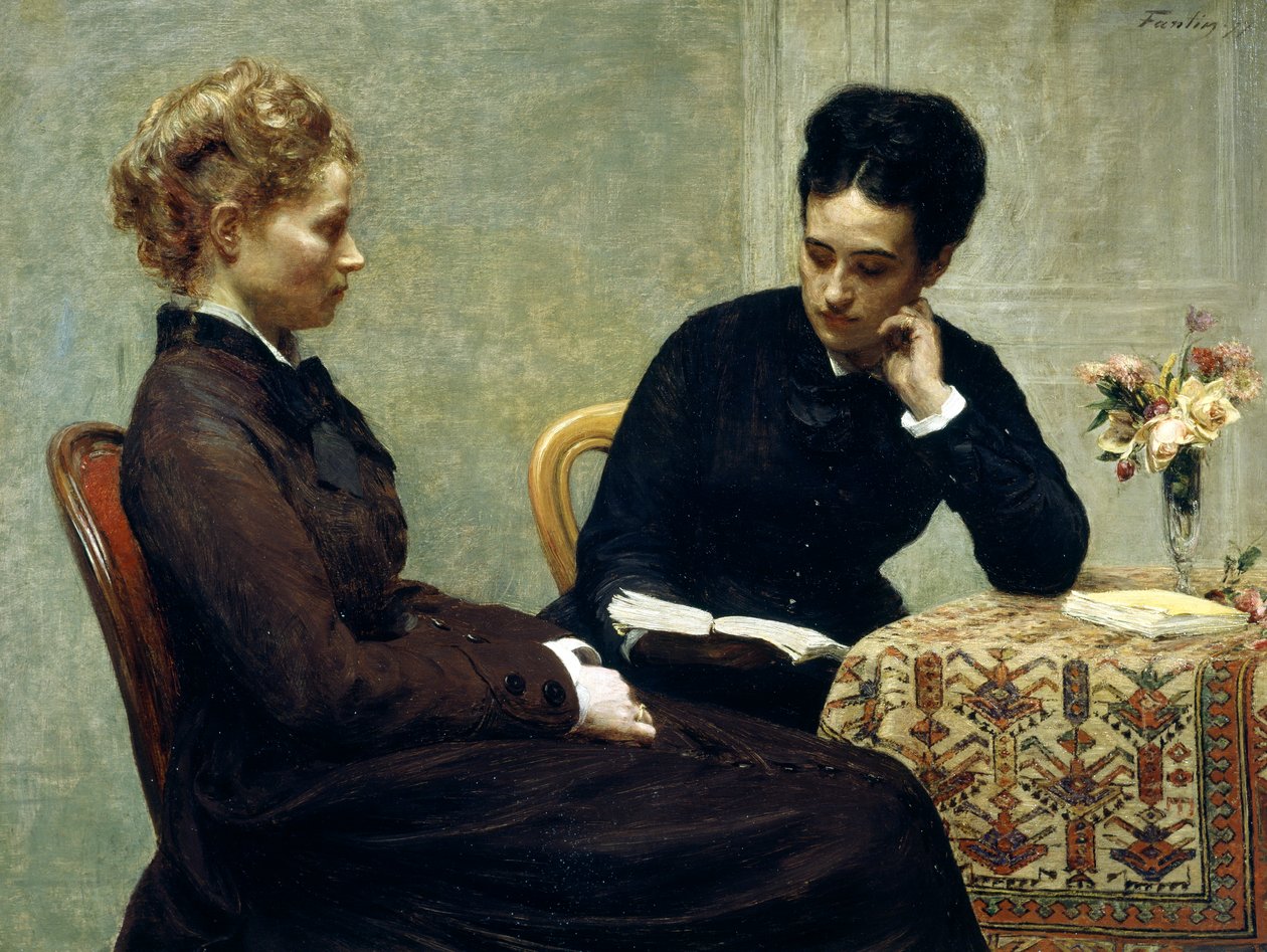 Okuma by Ignace Henri Jean Fantin Latour