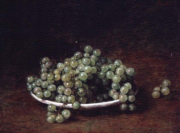 Küçük Üzüm Natürmort by Ignace Henri Jean Fantin Latour