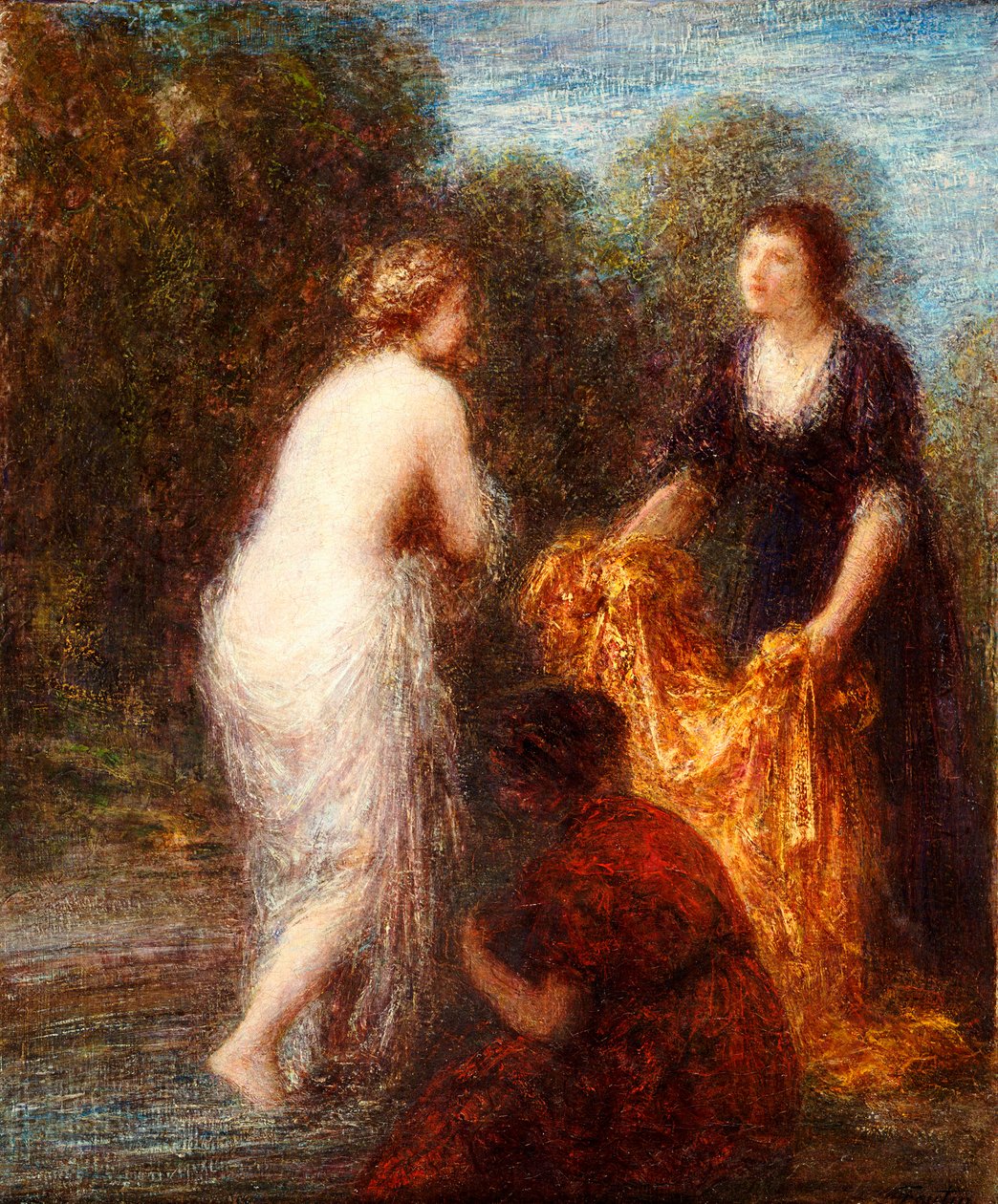 Banyodan Sonra by Ignace Henri Jean Fantin Latour