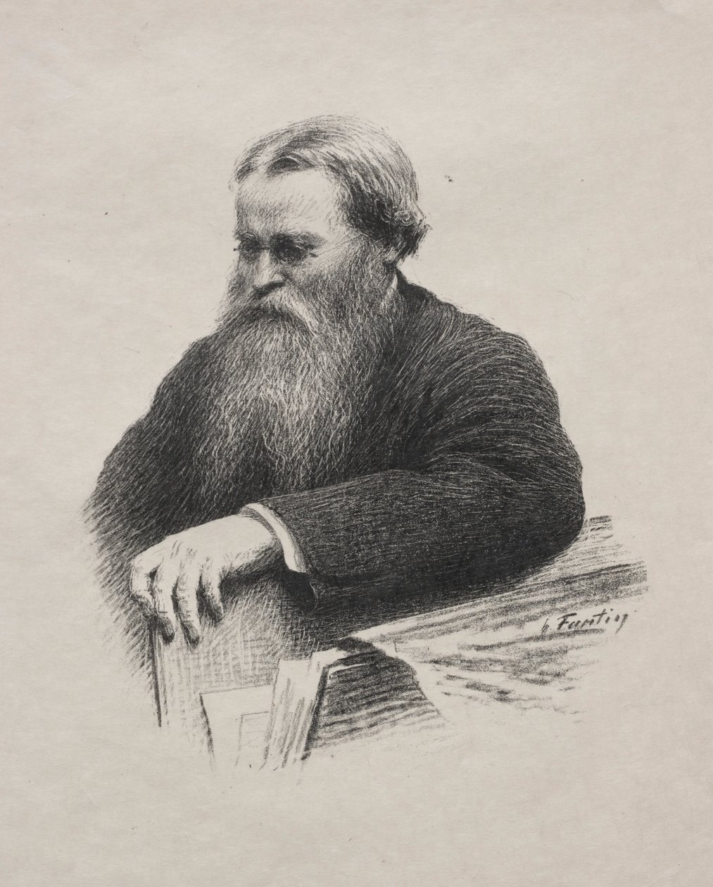 Edwin Edwards, 1892. by Ignace Henri Jean Fantin Latour