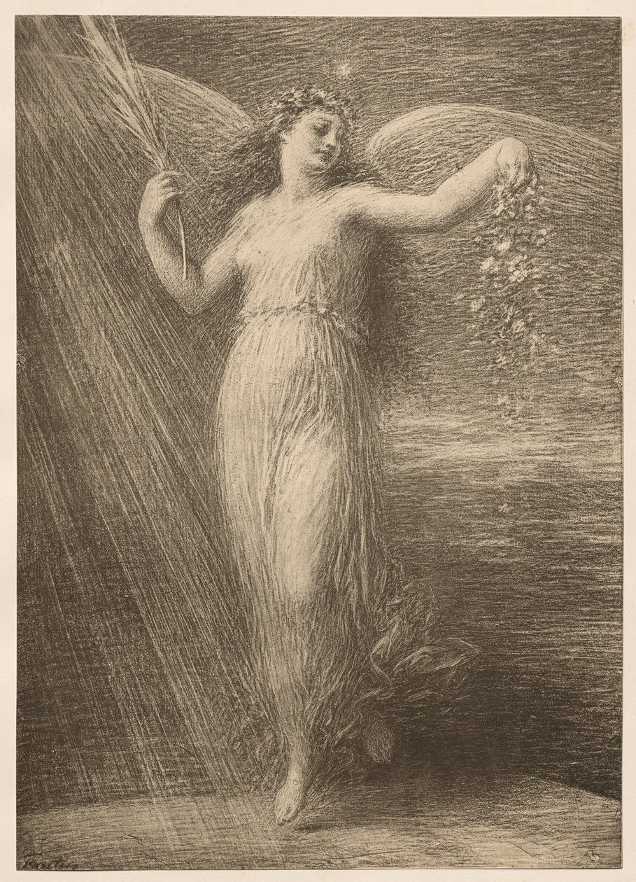 Ölümsüzlük, 1898. by Ignace Henri Jean Fantin Latour