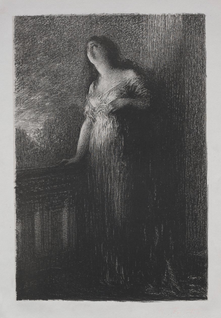 Juliats Aria. by Ignace Henri Jean Fantin Latour