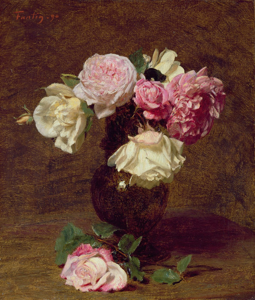Bilinmeyen resim by Ignace Henri Jean Fantin Latour