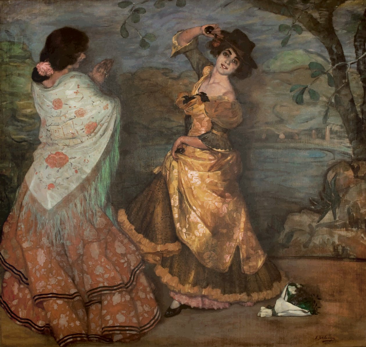 Endülüs dansçıları, 1903. by Ignacio Zuloaga y Zabaleto