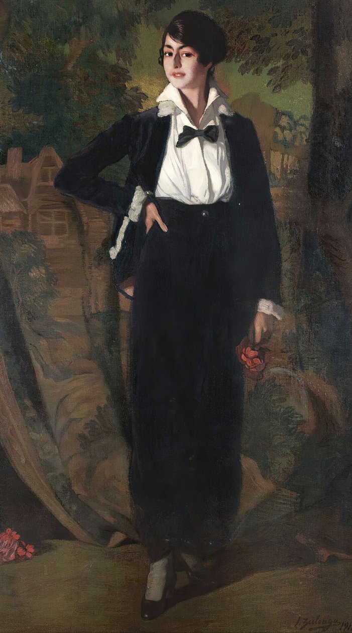 Matmazel Souty, 1915. by Ignacio Zuloaga y Zabaleto