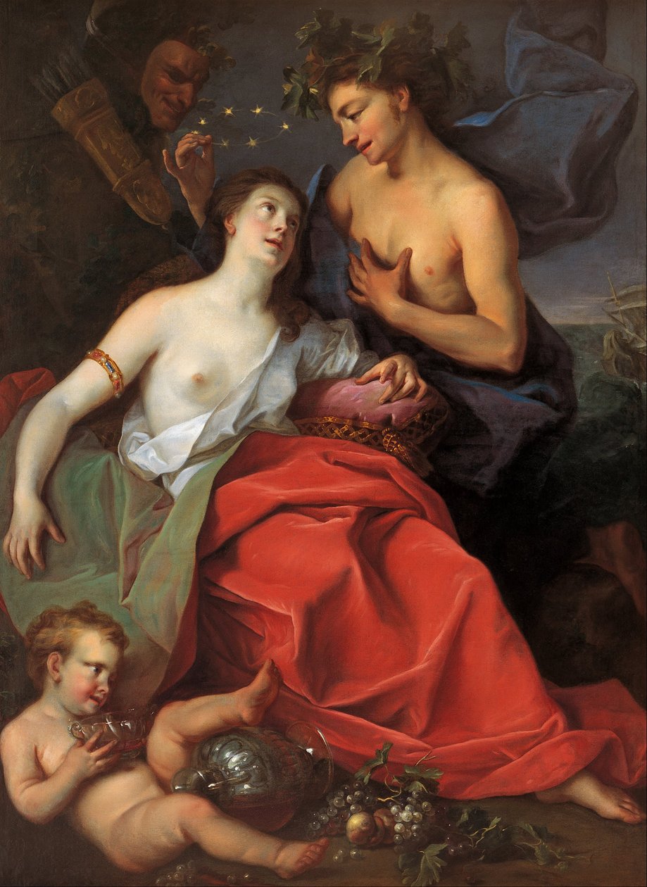 Bacchus ve Ariadne by Ignaz Stern