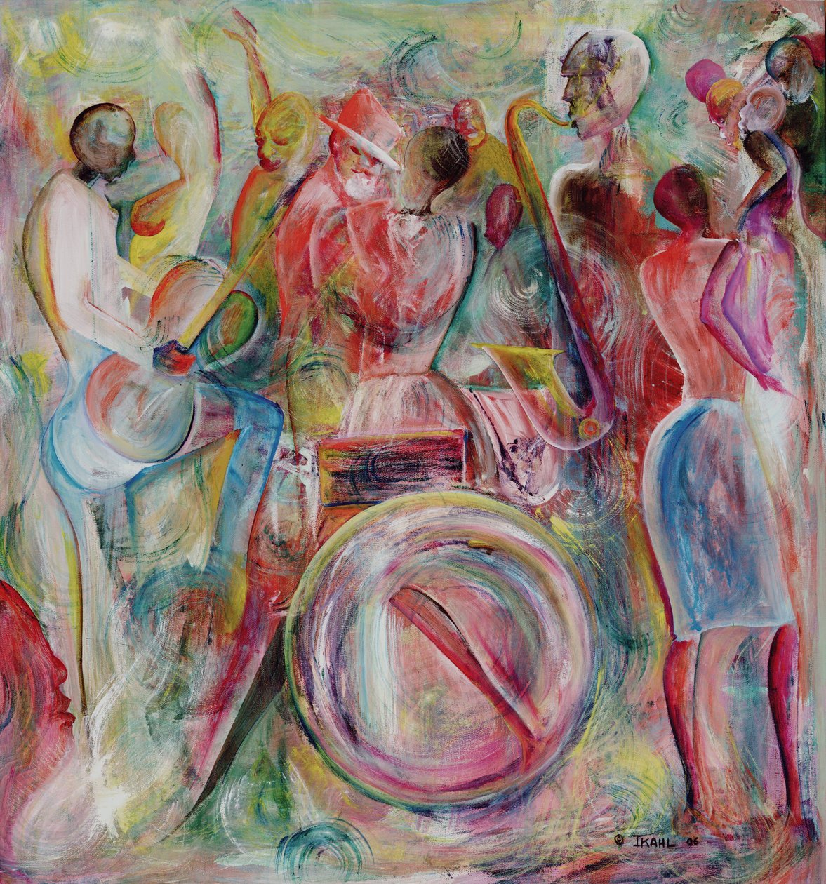 New Orleans, 2006 (gemide akrilik) by Ikahl Beckford