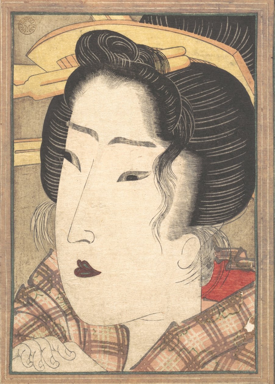 Bir Güzellik Başkanı, ca. 1825. by Ikeda Eisen