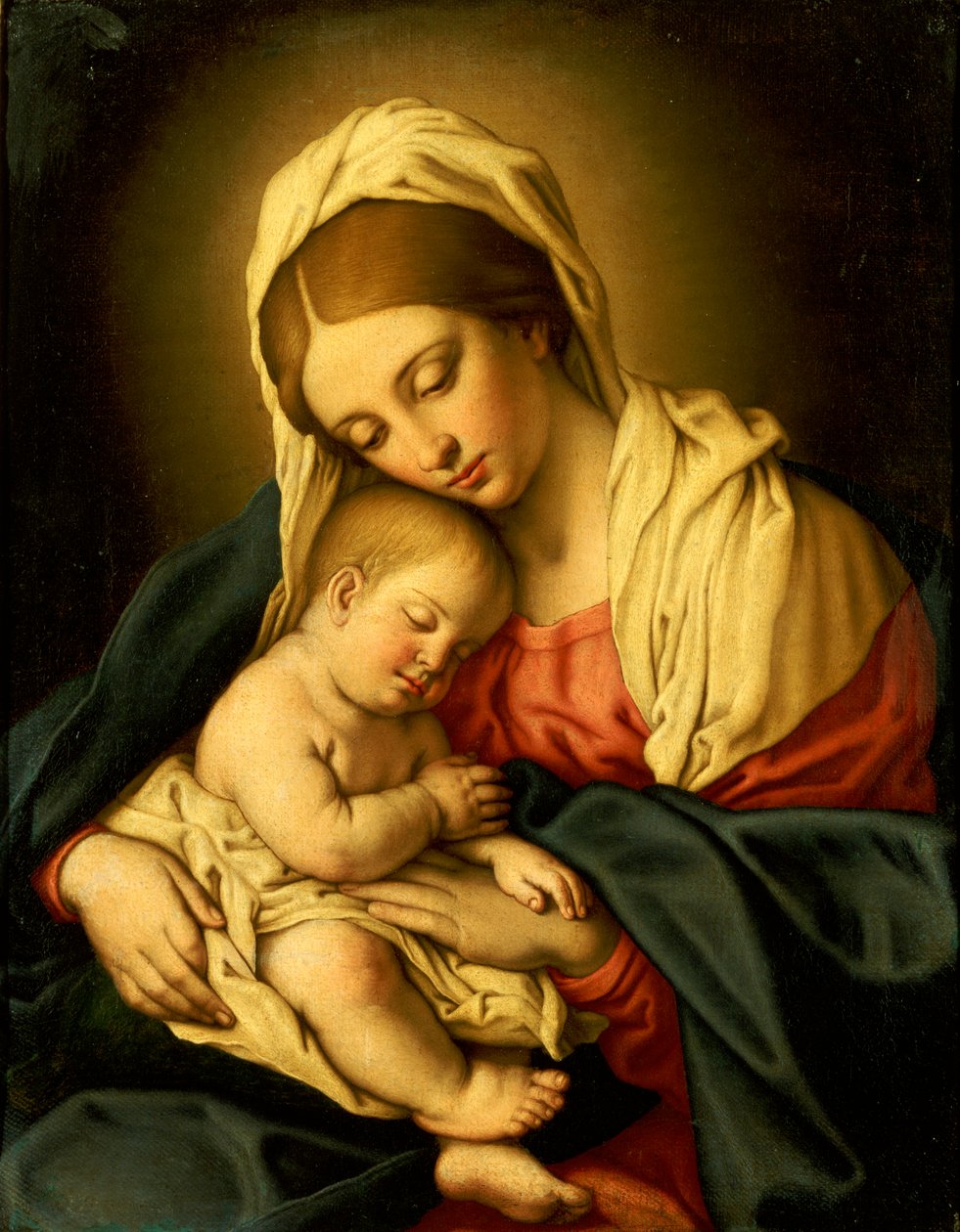 Madonna ve Çocuk by Il Sassoferrato