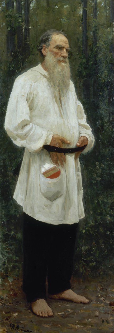 Leo Tolstoy Çıplak Ayak by Ilya Efimovich Repin