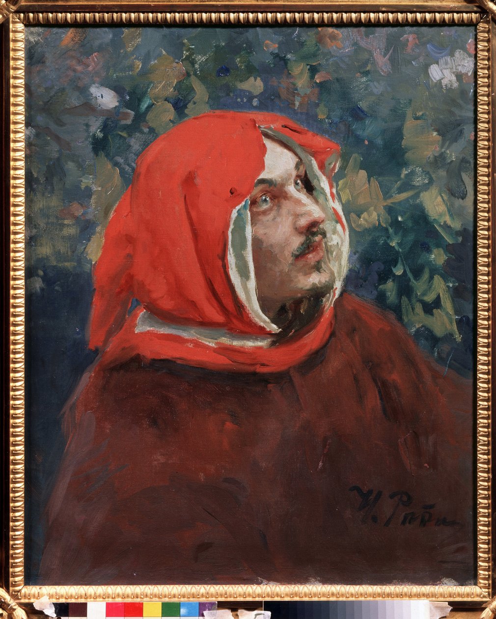 Dante Alighieri (Durante degli Alighieri) by Ilya Efimovich Repin