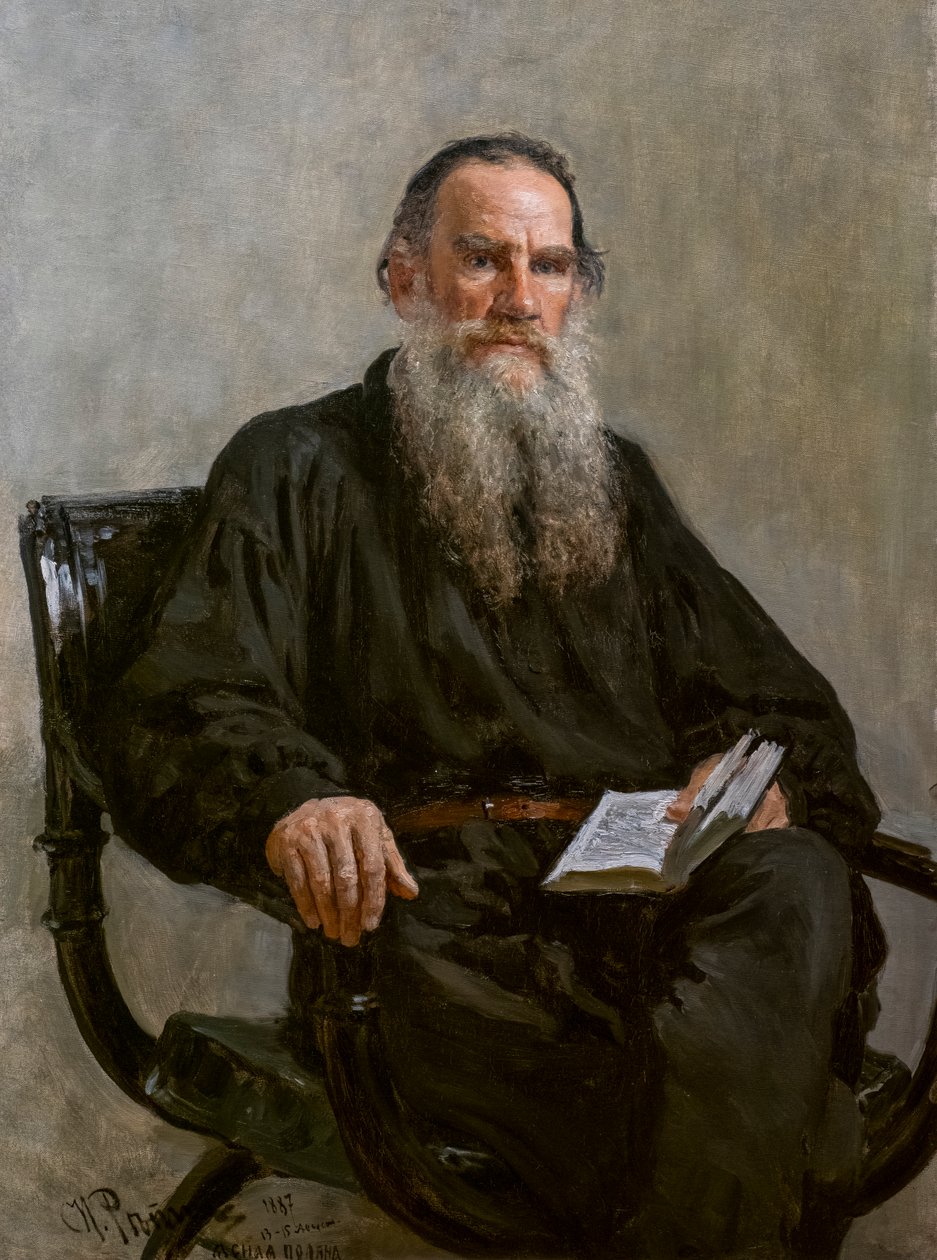 LEON TOLSTOI by Ilya Efimovich Repin