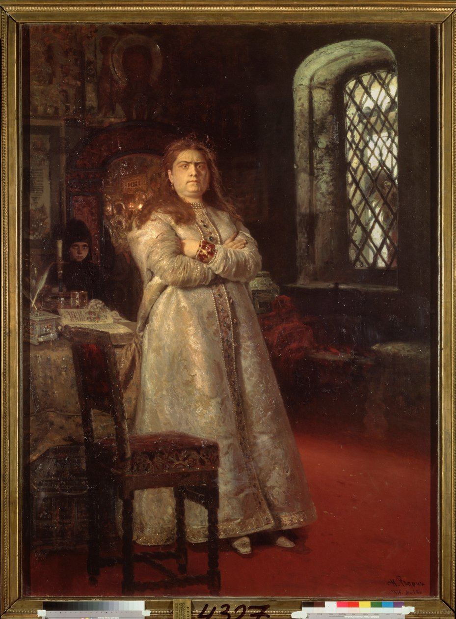 Regent Sophie (Sofya Alexeievna Romanova) by Ilya Efimovich Repin