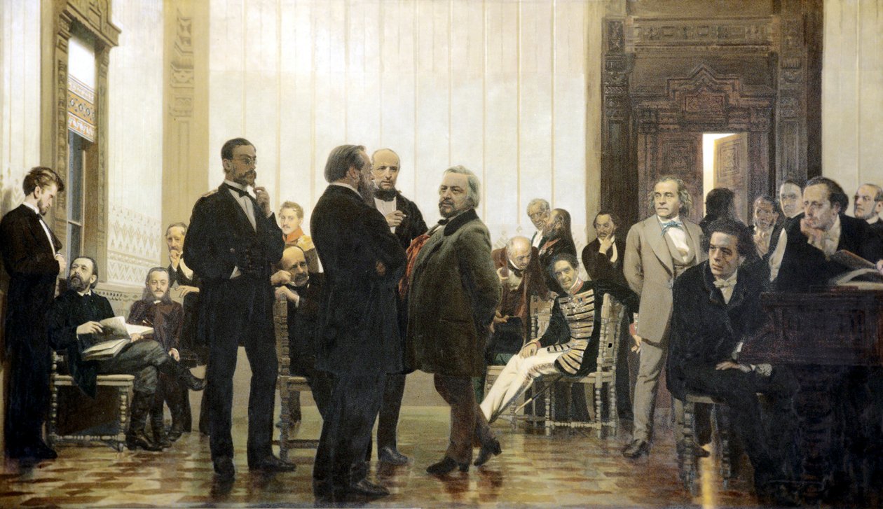 Slav besteciler, 1871-1872 by Ilya Efimovich Repin