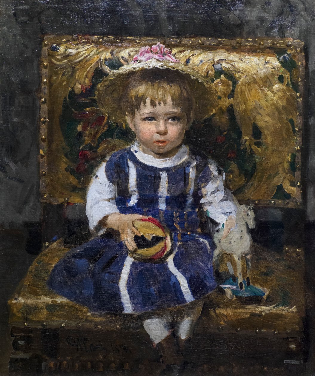 VERA REPINE ÇOCUK by Ilya Efimovich Repin