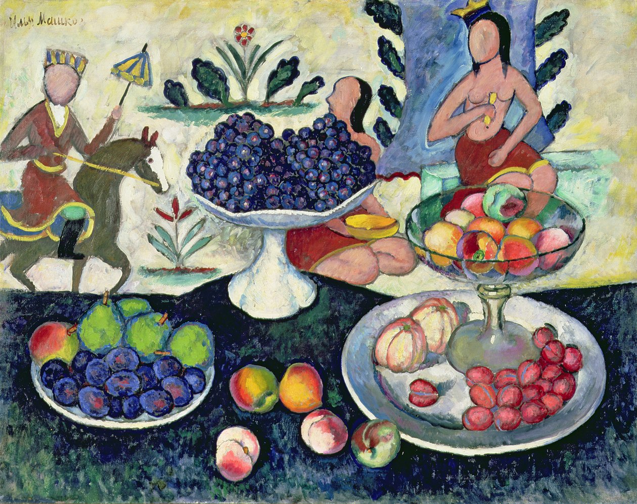 Meyve Natürmort, 1913 by Ilya Ivanovich Mashkov