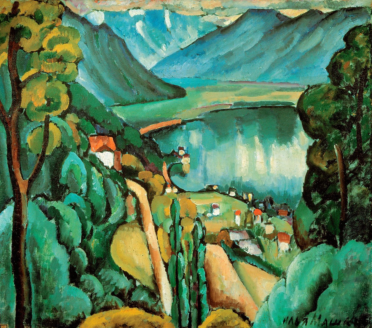 "Cenevre Gölü", 1914. by Il