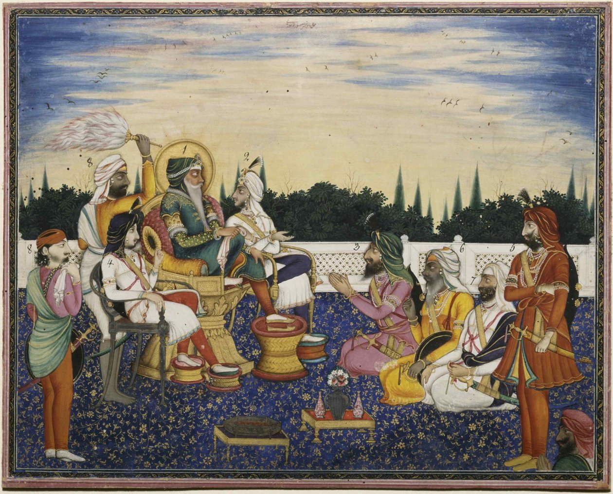 Mihrace Ranjit Singh, 1841. by Imam Bakhsh Lahori