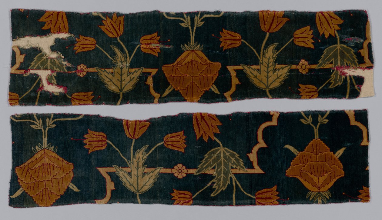 Bir Halının Parçaları, 1600-1650. by Imperial Manufactory