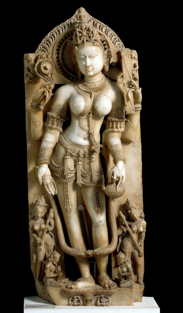 Hint Sanatı: İlahi Saraswati (Saraswati) by Indian School