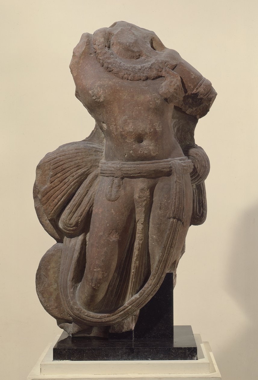 Nagaradja, yılan kral (kumtaşı) by Indian School