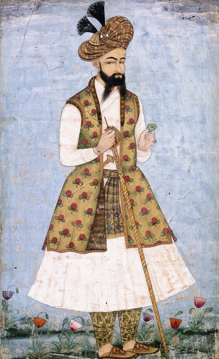 Bir Pers Devlet Adamının Portresi, c.1640-1660 by Indian School