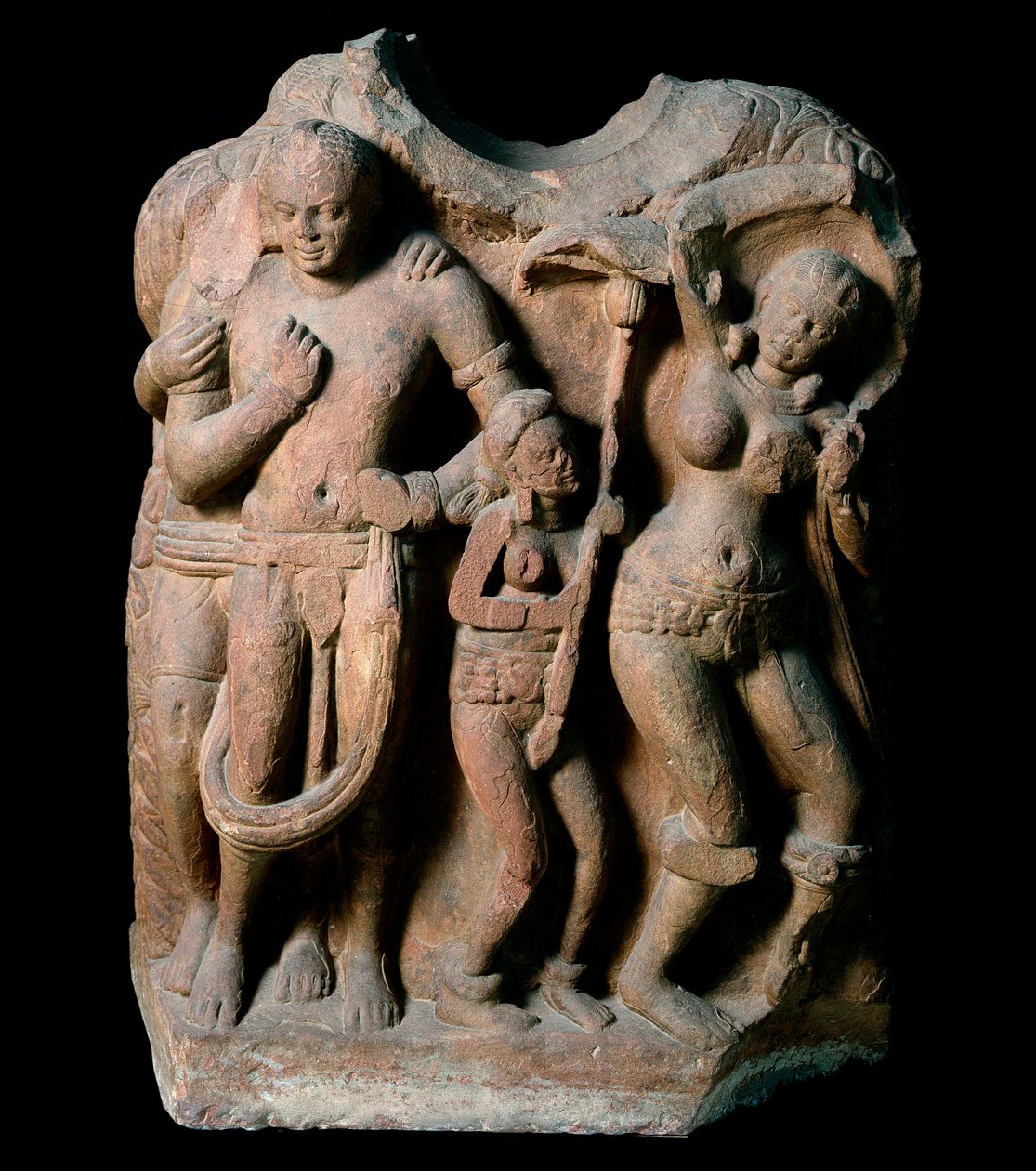 Zengin fahişe Vasantasena (heykel, Kuşan İmparatorluğu) by Indian School
