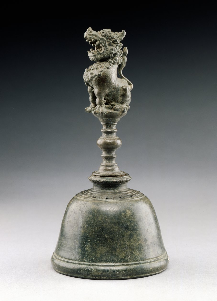 Aslanlı çan (bronz) by Indonesian School