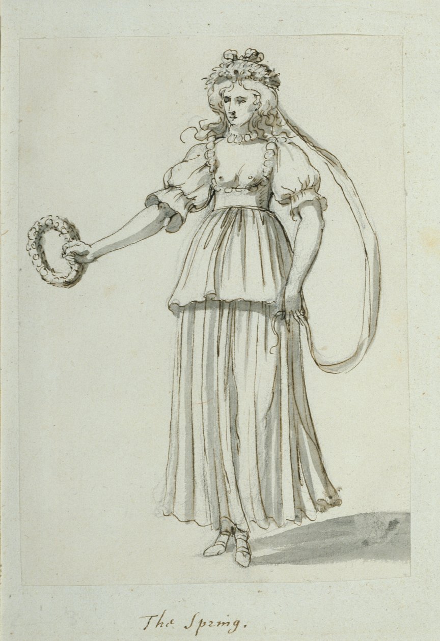 Bahar (kağıt üzerine kalem ve mürekkep) by Inigo Jones