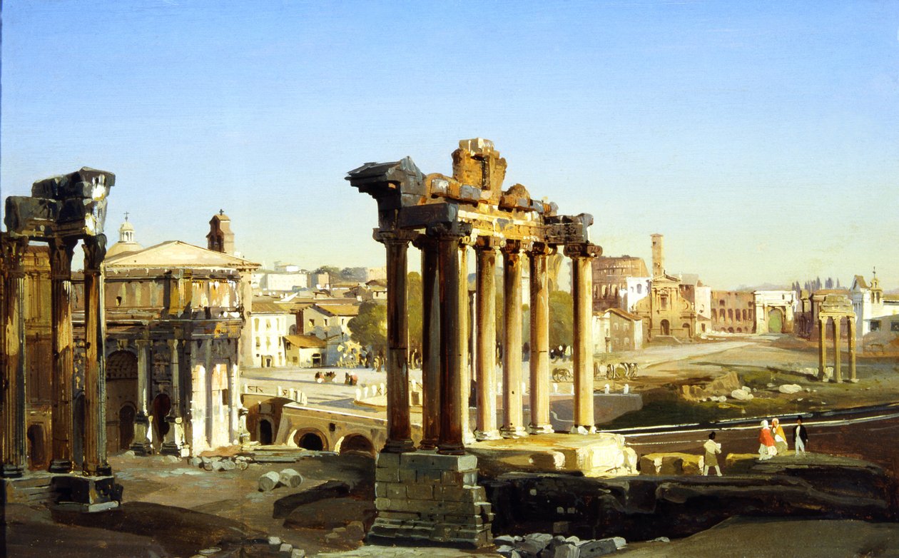 Roma Forumu by Ippolito Caffi