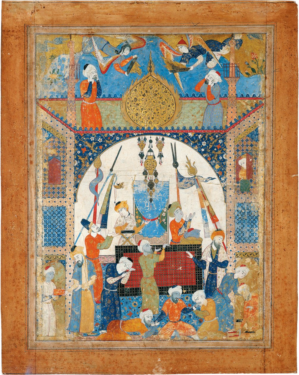 Bir Mozoleden Sahne by Iranian Master