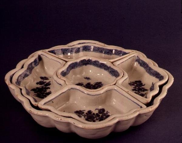Ordövr tabağı, yaklaşık 1760 (seramik) by Irish School