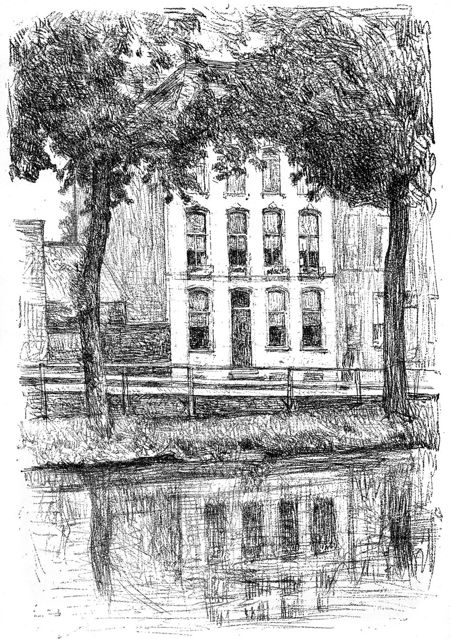 İsrail'in Evi, Parktan Görünüş, c1880-1882. by Isaac Israels