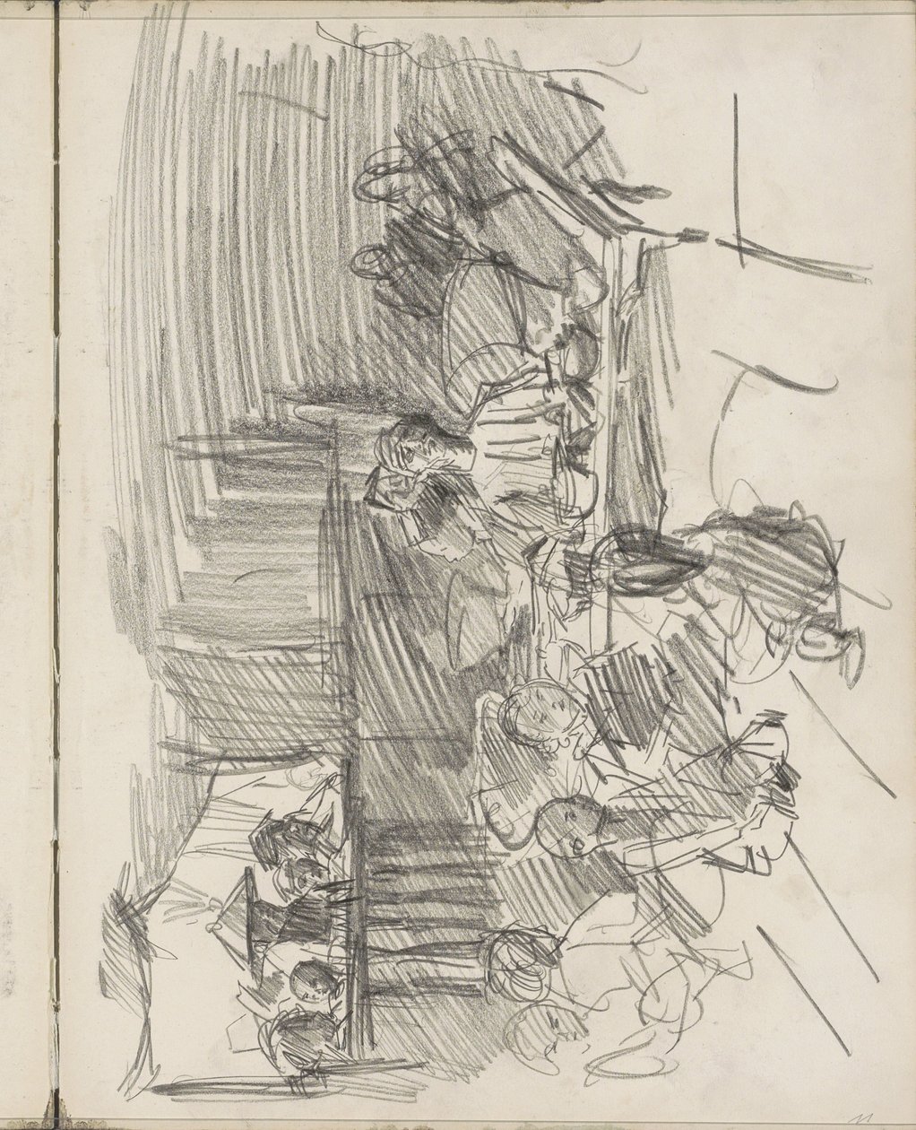 Gamelan orkestrasında seyirci by Isaac Israels