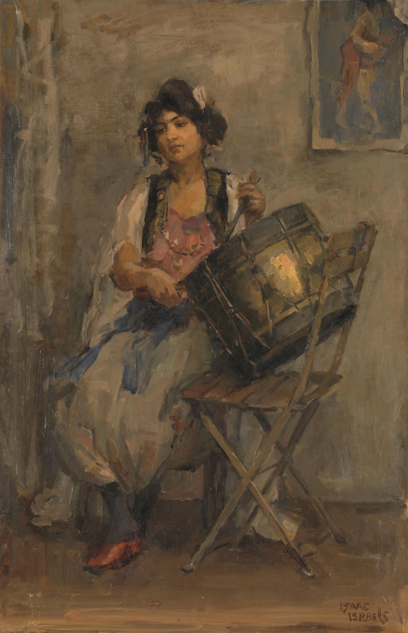 Bayan Davulcu by Isaac Israels