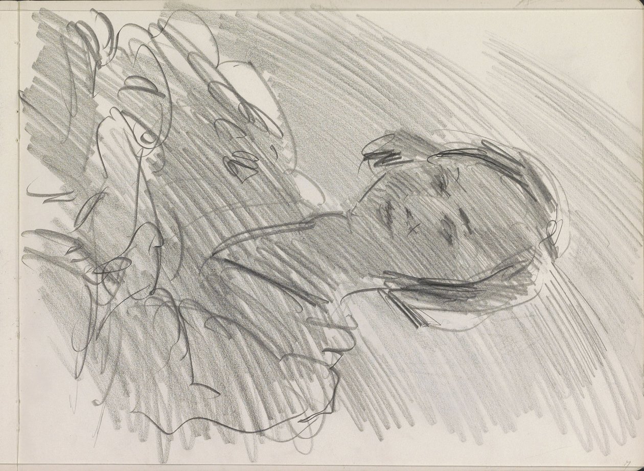 kadın büstü by Isaac Israels