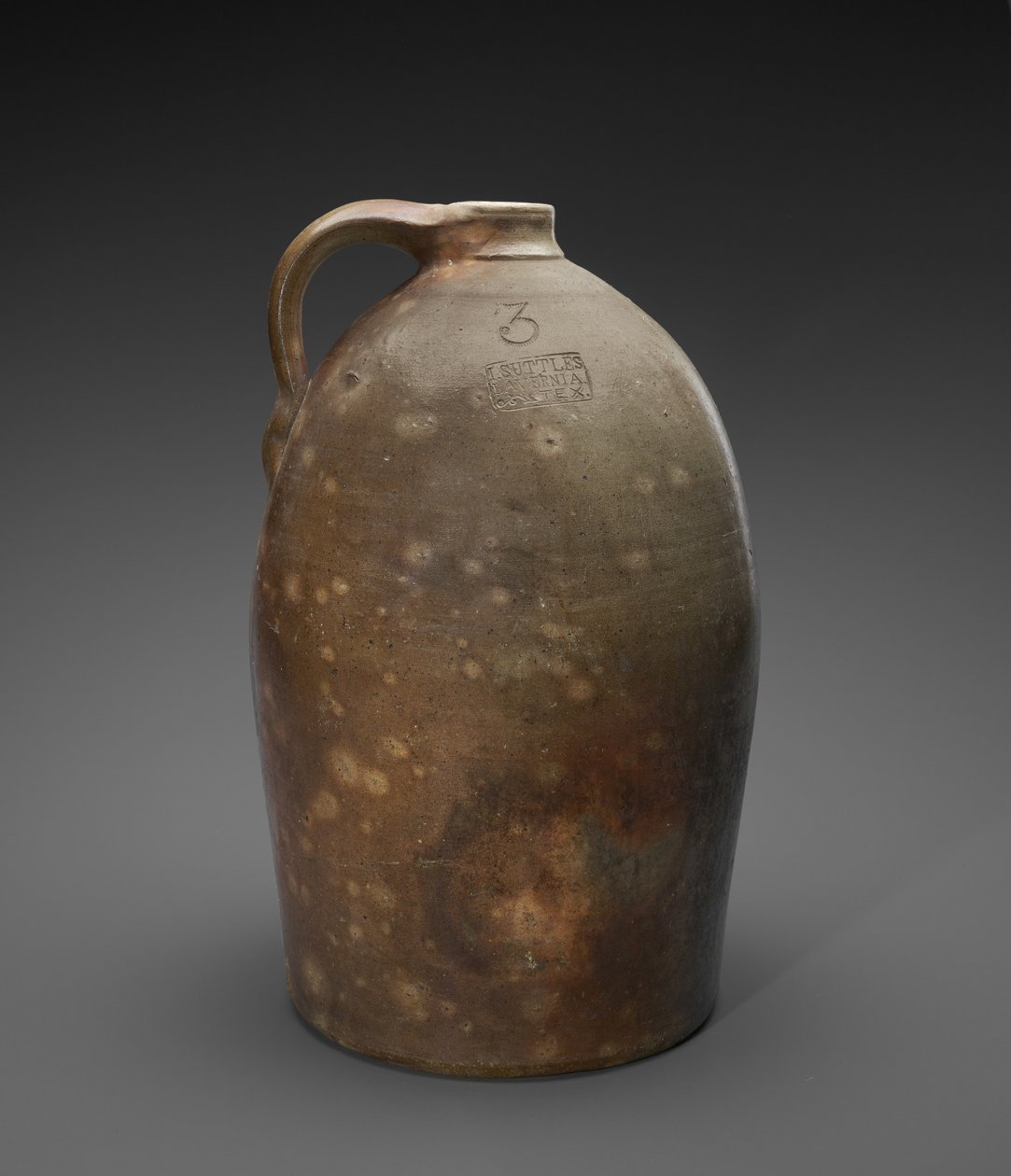 Sürahi, ç. 1873-1882 (tuz sırlı taş eşya) by Isaac Suttles Pottery