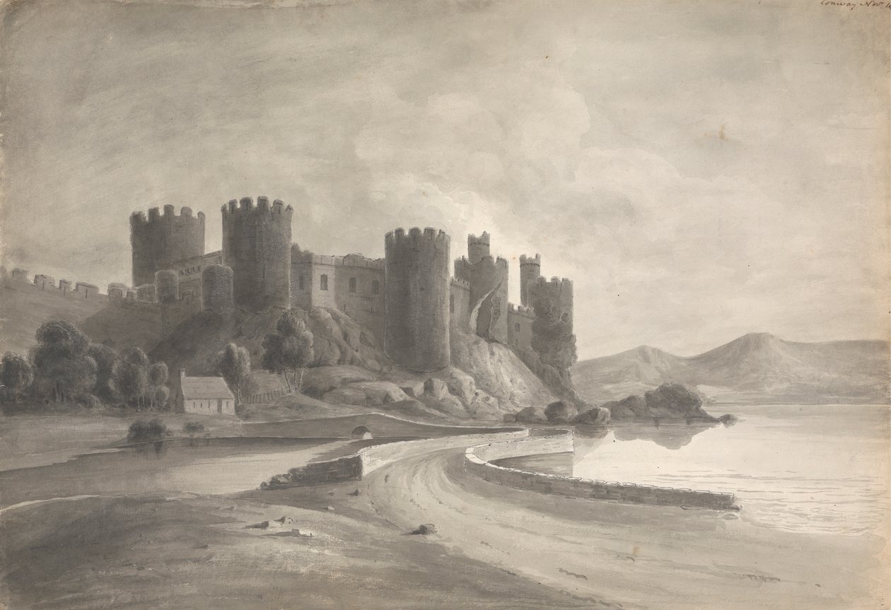 Conway (Kale, Kuzey Galler), Kasım 1809 by Isaac Weld