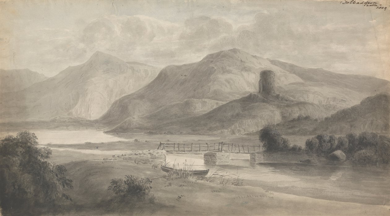 Dolbadarn Kalesi (Kuzey Galler) by Isaac Weld