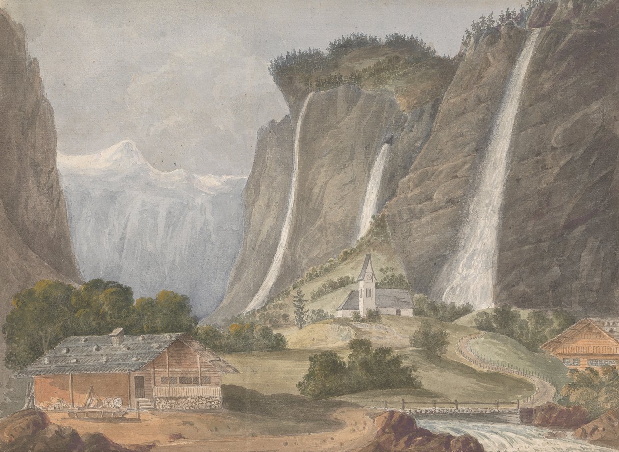 Staubbach, Lauterbrunnen (İsviçre) by Isaac Weld
