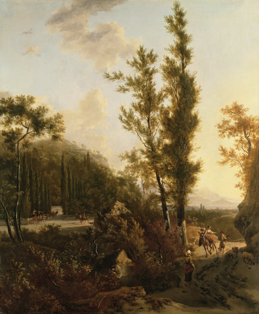Manzara by Isaac de Moucheron