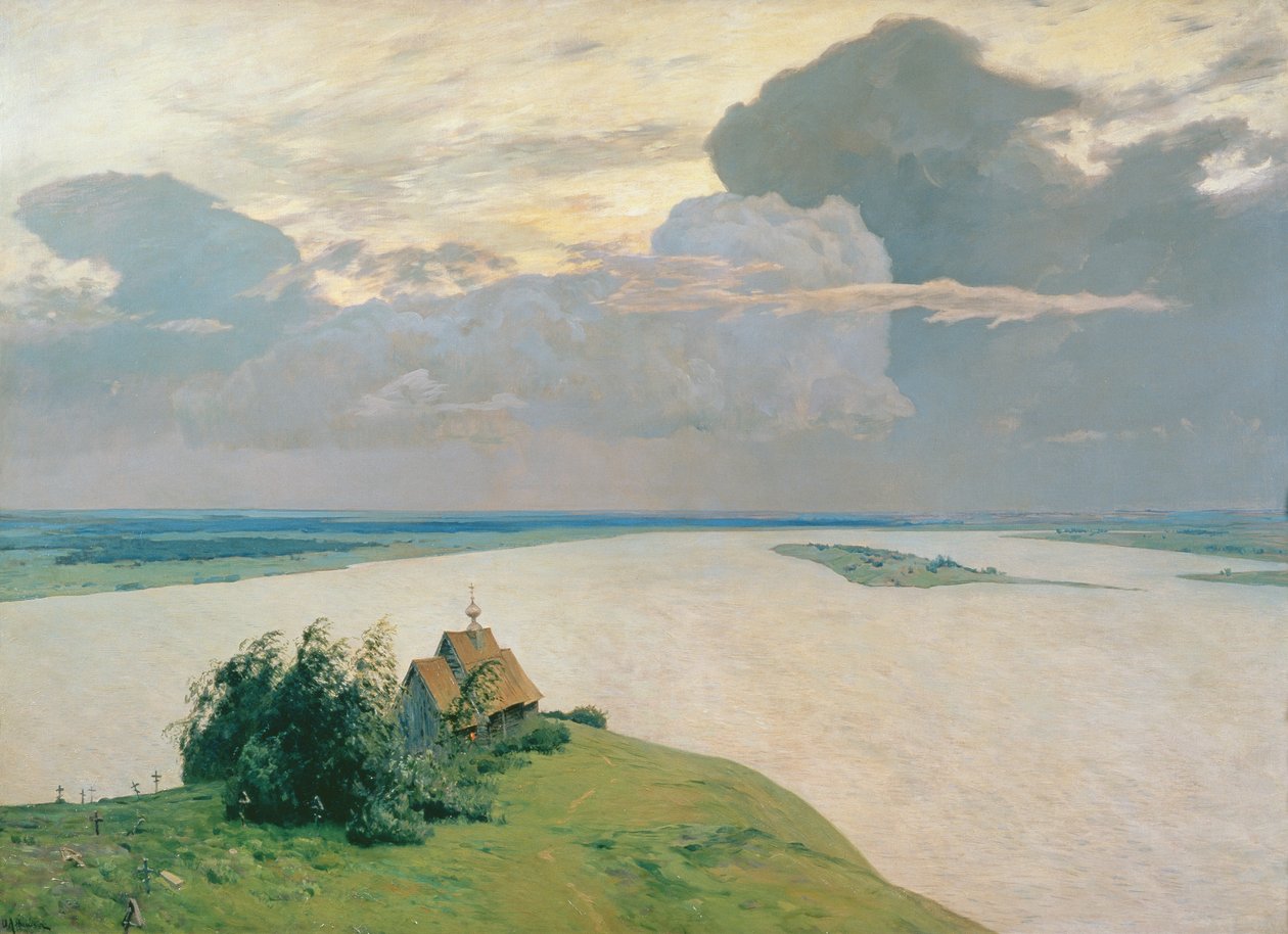 Ebedi Barışın Üstünde, 1894 by Isaak Ilyich Levitan