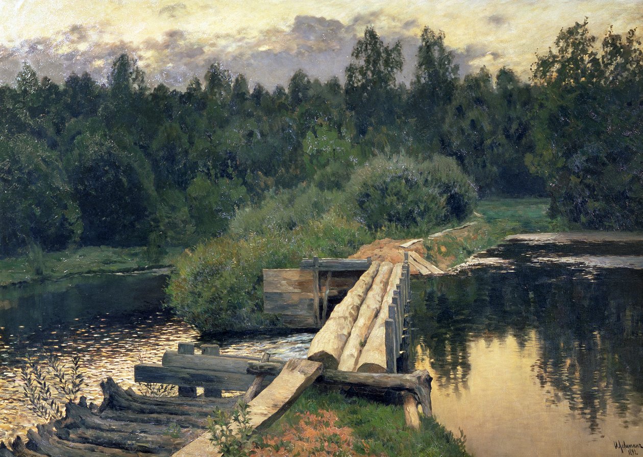Sığlıkta, 1892 by Isaak Ilyich Levitan