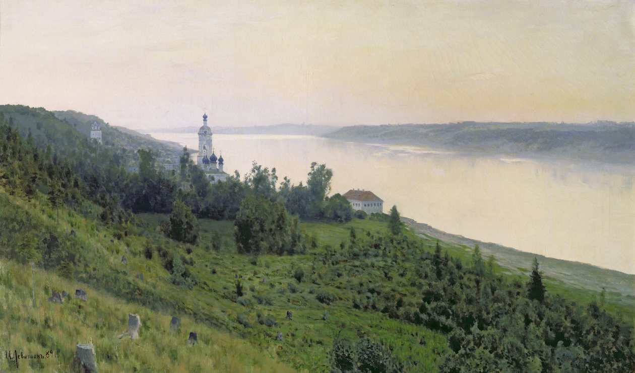 Soğuk Manzara, 1889 by Isaak Ilyich Levitan