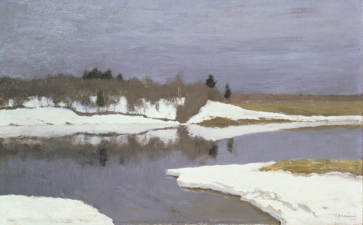 ವಸಂತಕಾಲದ ಆರಂಭದಲ್ಲಿ, 1898-99 ಟರ್ಕಿ by Isaak Ilyich Levitan