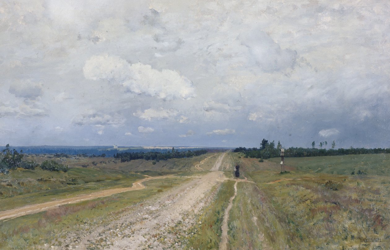 Vladimirka Yolu, 1892 by Isaak Ilyich Levitan